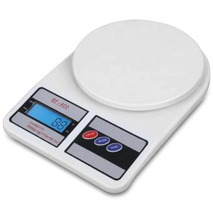 Electronic Kitchen Weight Food Scale LED Display 5kg Glass Bowl <b>Battery</b> Operated Cheap Price - Product Image 1