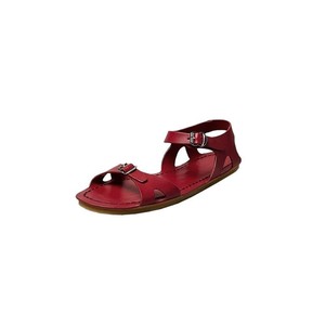Sandalias Rojas de Moda Verano 2026 para Mujer, Sandalias Planas con Hebilla de Una Sola Tira y Punta Abierta para Exteriores - Product Image 5
