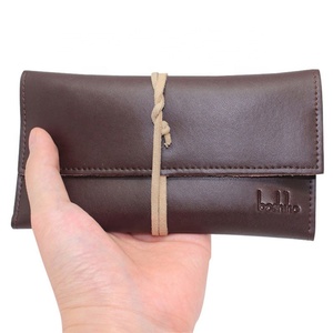 Wholesale Genuine Leather Cigarette Case Cigar Packets Retro Cigarette Pouch Leather Tobacco Pouch Case - Product Image 3