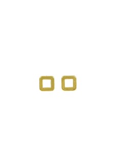 Juego de Accesorios de Moda Geométricos Chapados en Oro de 24 Quilates para Pendientes, Paquete de 3, Corazón, Cuadrado, Triángulo, Minimalistas, para Uso Diario de Mujeres - Product Image 2