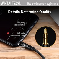 Wintai-Tech Chine Fabricant Câble de haut-parleur Câble audio flexible Câble audio AUX 3.5mm