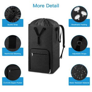 Mochila Extra Grande para Ropa Sucia de Universidad, Bolsa para Ropa Sucia con Correas para los Hombros, Bolsa para Ropa Sucia con Cierre de Cordón - Product Image 2