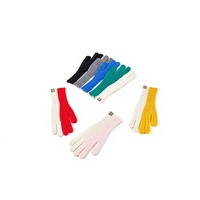 Guantes Térmicos Personalizados con Bloques de Color y Pantalla Táctil de Dos Dedos, Guantes Tejidos para Ocio al Aire Libre en Invierno