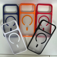 Étui transparent à aspiration magnétique TPU+PC+Magnétique antichoc pour 17 Pro Max 16 Protection intégrale anti-chute