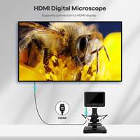 Andonstar AD249S-P 4000X Digital Microscope 7' 10.1' UHD 4K 2160P 120fps with PC Connection for PCB Solder Check Phone Repair