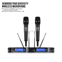 Micrófono Inalámbrico de Mano Profesional SKM9000 de Alta Calidad True Diversity Sistema de Karaoke UHF