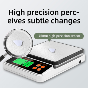 Bilancia Digitale Rotonda per Panetteria, 5kg, in ABS, con Ciotola per Alimenti - Product Image 5