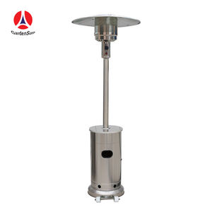 Chauffage au propane Charmglow, modèle sur pied, en acier inoxydable argenté, pour terrasse, avec certification CE <span class=keywords><strong>AGA</strong></span> ISO, 48000 BTU, fonction d'éclairage - Product Image 3