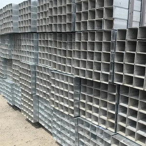 Liste des dimensions des tubes carrés en acier au carbone galvanisé à chaud SHS et RHS 20X20 25X25 40X40 <span class=keywords><strong>50X50</strong></span> 60X60 20X40 30X50 40X60 - Product Image 4