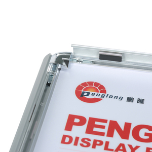 Cadre d'affichage <span class=keywords><strong>A1</strong></span> A2 à angle rond en gros Cadre à pression réglable pour photos en alliage d'aluminium 25mm Cadres d'affiche - Product Image 6