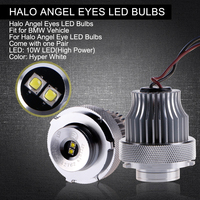 Phare LED sans erreur Canbus 6000K 12v Angel Eyes pour série 5 E60 E61 LCI 520 523 525 530 2003-2010