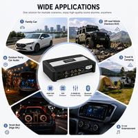 Procesador de Audio para Auto Profesional de 6 Canales DSP, Amplificador de 4 Canales con Reproductor Clase AB 4x50W, Amplificador para Auto con Ecualizador de 31 Bandas AKM Japonés
