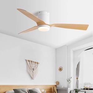 พัดลมเพดานสไตล์เรโทรสไตล์อเมริกันขนาด52นิ้วสำหรับตกแต่งบ้านพร้อมรีโมทควบคุม - Product Image 1