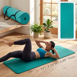 Tapete de Ejercicio Personalizado con Logotipo, 72'' de Largo x 24'' de Ancho, 0.39'' de Grosor, No Ecológico, para Gimnasio, Modelo 05-63325, Amortiguación Extra Gruesa que Reduce la Presión - Product Image 3