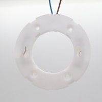 Adaptateur de douille de lampe à vis CE GX53 avec câble en plastique / Certifié VDE 250V Convertisseur de base pour ampoule LED de projecteur