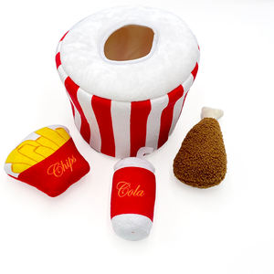 Çin Oem Odm çiğnemek yemek kabı köpek peluş oyuncaklar çevre dostu yenilikçi gizlemek ve aramak oyuncak - Product Image 2