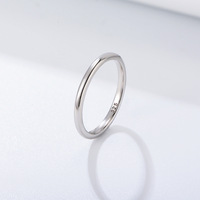 Bagues en or minimalistes de luxe, bagues en or 14 carats pour femmes, alliances en argent, bijoux en argent 925