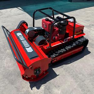 Tondeuse autoportée télécommandée 80cm 1m 1.2m de largeur de coupe, à moteur essence, lame rotative, pour jardin professionnel - Product Image 2