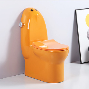 Inodoro colorido de cerámica para niños, artículos sanitarios, inodoro de una pieza - Product Image 3