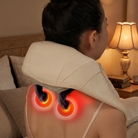 Masseur chauffant Shiatsu pour le cou et les épaules avec pétrissage profond des tissus pour soulager les tensions