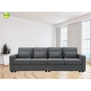 Đầy màu sắc vải sofa rộng rãi sử dụng Hot Bán giá tốt nhất hiện đại cho trẻ em Đồ nội thất nhà Trung Quốc phong cách KD góc sofa g8086