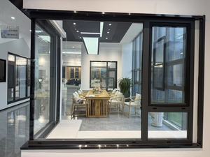 Fenêtre en <span class=keywords><strong>baie</strong></span> en aluminium sécurisée pour les enfants avec coins arrondis et conception anti-choc - Product Image 4