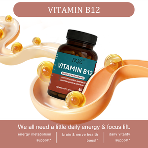 <span class=keywords><strong>Vitamin</strong></span> <span class=keywords><strong>B12</strong></span> 5000MCG Kapsul - Mendukung Metabolisme Energi & Kesehatan Otak Dewasa 60 Kapsul Pasokan Massal Dosis Harian 2 Kapsul - Product Image 3