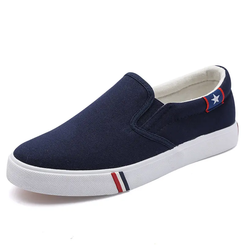 Hot sale Mens casual Slip On loafers Canvas Shoes sneakers casual sport shoe for men