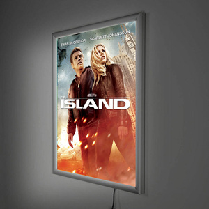 A0/A1/A2/A3/A4 siêu mỏng nhôm Poster khung với <span class=keywords><strong>LED</strong></span> chiếu sáng hình dạng hình chữ nhật quảng cáo hiển thị lightbox - Product Image 1