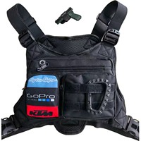 Sac de poitrine tactique transfrontalier en Oxford avec doublure en polyester, léger et hydrofuge, pour la randonnée, les voyages, le cyclisme et les sports masculins