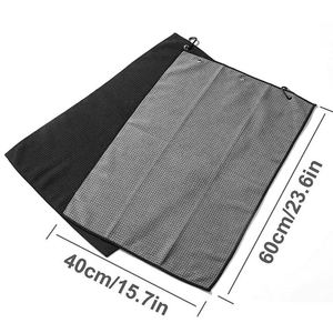 Serviette de golf en coton recyclé 100% avec crochet, serviette de golf en microfibre, vente en gros - Product Image 5