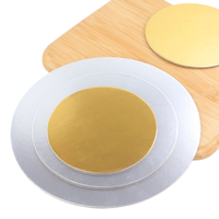 Plateaux à gâteau ronds en carton argenté de qualité supérieure, 10 pouces, personnalisables en gros pour usines