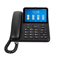 هاتف مكتبي ذكي DLNA ZT9300 بشاشة لمس 5 بوصة، نظام أندرويد، واي فاي، 4G، هاتف فيديو للأعمال والمكاتب والاستخدام المنزلي