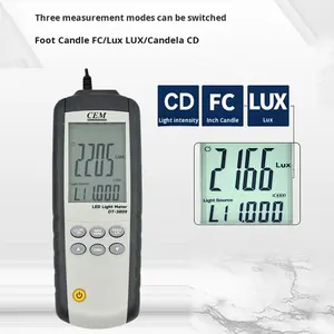 CEM DT-3809 Beleuchtungsstärkemessgerät Lichttester mit LED und Lichtintensitätsmessung - Product Image 3