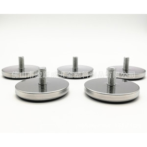 Stainless Steel Flat <b>Adjustable</b> Feet 50mm Diameter For Desk Chair Office Chair <b>Height</b> <b>Adjustable</b> - Product Image 4