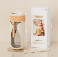 Tragbarer 350ml automatischer Mini-Mixer-Mixer-Becher Wiederauf ladbarer USB-Entsafter für Obst-und Gemüse direkt trinken