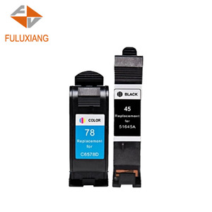 FULUXIANG Compatible <span class=keywords><strong>HP</strong></span> 45 78 51645 Cartucho de tinta de inyección de tinta de color para impresora <span class=keywords><strong>HP</strong></span> <span class=keywords><strong>DeskJet</strong></span> <span class=keywords><strong>200</strong></span> 200Cci 710C 712C - Product Image 1