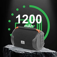 Haut-parleur portable d'extérieur en plastique Q39, 8W de sortie, batterie 1000-2000mAh, vente directe usine, personnalisation OEM