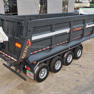 Kaliteli 3/4/5 aks 40/60/80/100 Ton arka dökümü yarı römork damperli yarı römork satmak için - Product Image 1