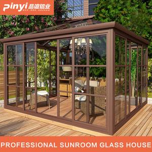 Cabinas exteriores de aluminio prefabricadas, casa de jardín con <span class=keywords><strong>ventanas</strong></span> de <span class=keywords><strong>techo</strong></span> - Product Image 3