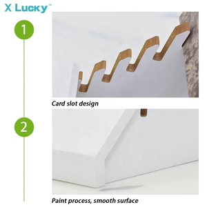 Bán Hot đá tự nhiên Countertop đứng Thẻ quà tặng Tabletop hiển thị đứng kim loại các tông gạch truy cập hiển thị giá - Product Image 4