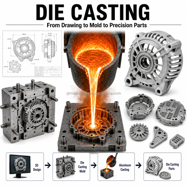 Custom High Quality Aluminum Alloy Zinc Precision Die Casting Forge Machinery Part Mold Maker Housing Aluminium Die Casting Mold