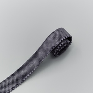 สายรัดลูกไม้แบบถักยืดหยุ่นสูงสีดำสีขาวแบนแคบอุปกรณ์เสริมเสื้อผ้าบราทำจากโพลีเอสเตอร์/ ไนลอน - Product Image 2