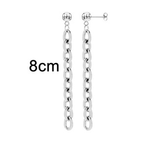 Boucles d'oreilles glamour pour femmes en acier inoxydable, couleur or, cercle, bijoux de haute qualité - Product Image 4
