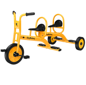 Bicicleta de Pedales para Niños al Aire Libre, <span class=keywords><strong>Triciclo</strong></span> Doble para Niños de 2 a 4 Años, Marco de Metal - Product Image 3
