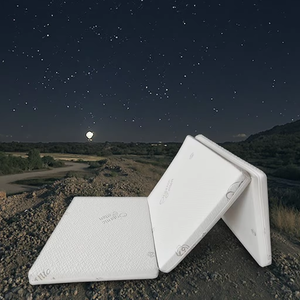 Kasur lipat untuk berkemah, rol kemasan, kasur lantai tempat tidur lipat Tri dengan penutup yang bisa dilepas - Product Image 2