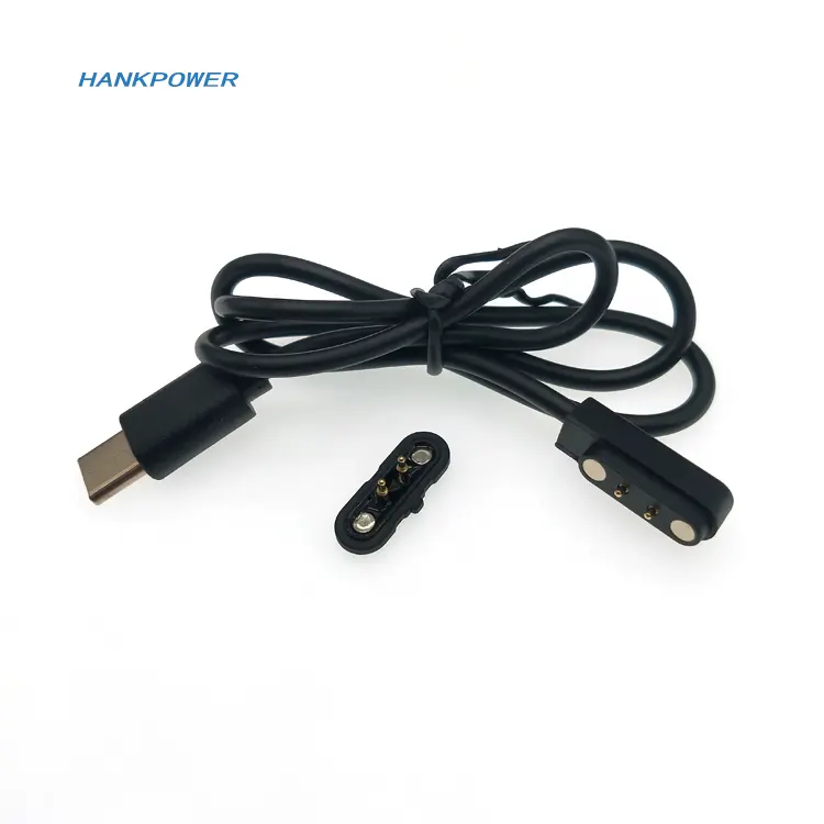 Adaptador de carga de placa de solda, adaptador de 2 fios de carregamento, conector usb tipo c macho, cabo magnético de pogo