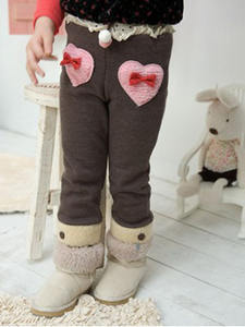 Venta al por Mayor en Línea de Ropa Infantil, Pantalones Largos con Encaje y Estampado de Corazones para Niñas Pequeñas, de Proveedor Chino - Product Image 5