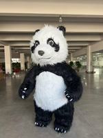 Saygo haute qualité personnalisé dessin animé géant publicité gonflable marche mascotte en peluche Panda Costume