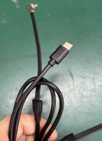 USB-C-Ladekabel 60W 1m USB-C-Ladekabel Flach 90-Grad-C-Anschluss Hochgeschwindigkeits-Datenübertragung Kompatibel